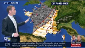 La météo pour ce jeudi 7 décembre 2017