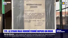 Paris: le stade Max Rousié fermé depuis un mois 