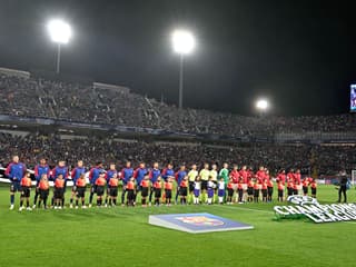 Le stade Montjuic lors du match Barça-Bayern Munich (4-1, Ligue des champions), le 23 octobre 2024