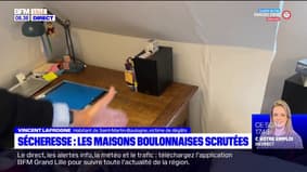 Sécheresse: les maisons de Saint-Martin-Boulogne scrutées