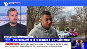 Trois jours après la finale du Mondial, Kylian Mbappé est de retour à l'entraînement avec le PSG