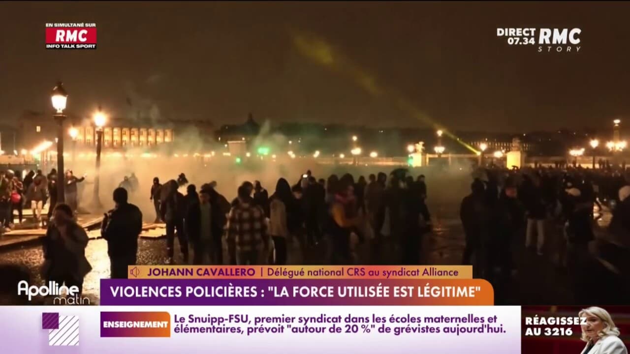 Violences policières "la force utilisée est légitime"