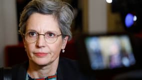 La députée écologiste Sandrine Rousseau à l'Assemblée nationale le 14 novembre 2023