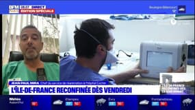 Ile-de-France: "Les prédictions que l'on a pour les 15 prochains jours sont extrêmement inquiétantes", assure le chef du service de réanimation de l'hôpital Cochin