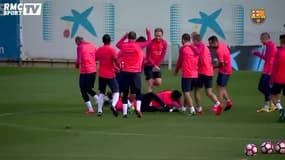 Quand la MSN se fait humilier à l’entraînement  