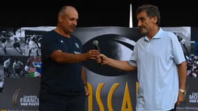 Philippe Saint-André et Mohed Altrad en 2022.