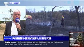 Pour Antoine Parra, maire d'Argelès-sur-Mer, à l'inquiétude des feux de forêt "s'ajoute celle liée à la sécheresse profonde"