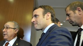 Emmanuel Macron à Alger. 