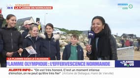 JO 2024: les jeunes présents sur la plage d'Omaha Beach ravis d'avoir assisté à l'arrivée de la flamme