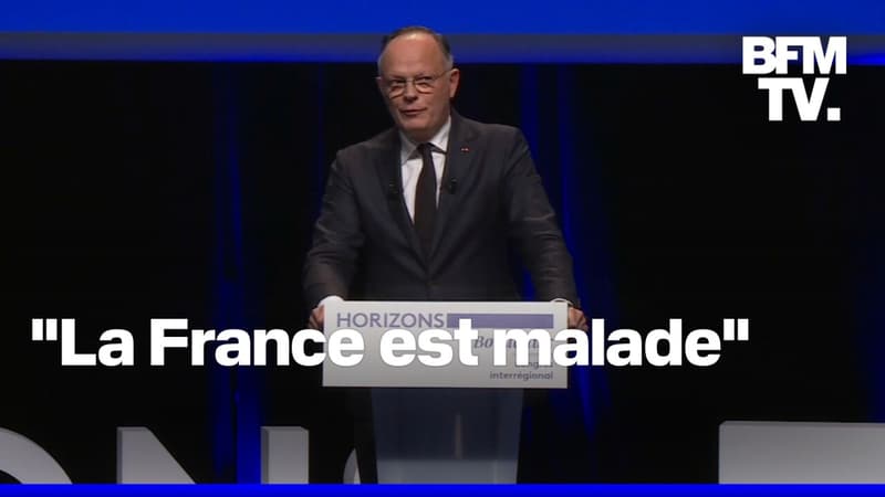 Le premier meeting d'Édouard Philippe, fondateur du parti 