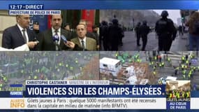 Violences à Paris: Christophe Castaner évoque "une mobilisation de l'ultra droite"
