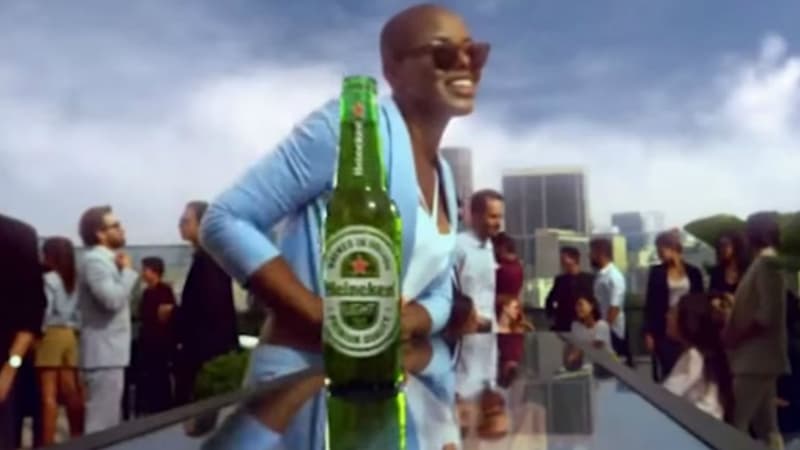 Une publicité controversée de Heineken avait pour slogan "Lighter is better"