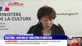 Roselyne Bachelot: "Être ministre de la Culture est la plus belle fonction de notre République"