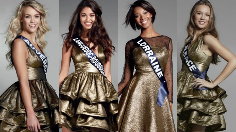 Quatre prétendantes au titre de Miss France 2017