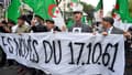 Une manifestation en 2021 pour la commémoration du massacre d'Algériens à Paris le 17 octobre 1961