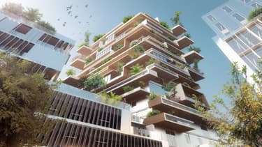 Avec ses 57 mètres de haut, la tour Hypérion pensée par Eiffage Construction va devenir l'un des nouveaux symboles de la ville de Bordeaux.