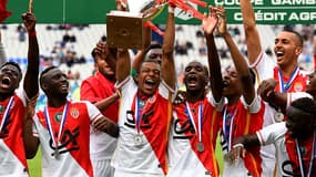 La joie de Mbappé et des Monégasques, les tenants du titre