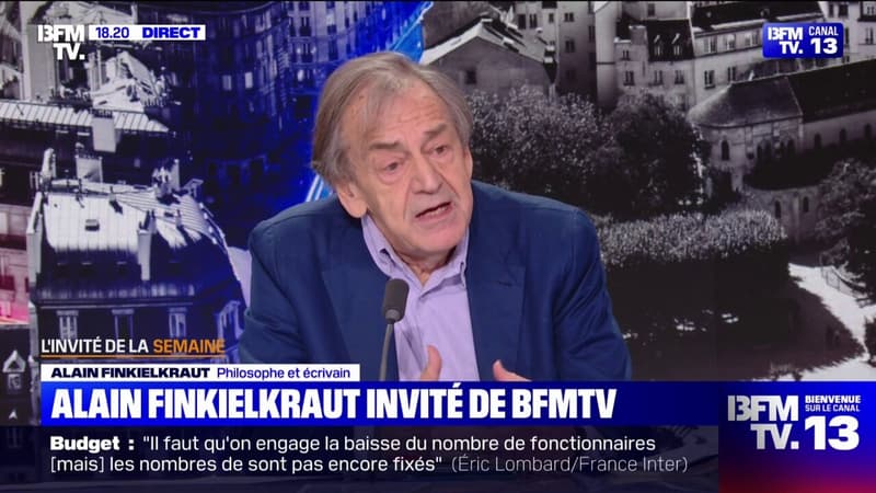 Pour Alain Finkielkraut, auteur et philosophe, 