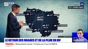 Météo Paris-Île-de-France: un temps gris et pluvieux, 7°C à Paris