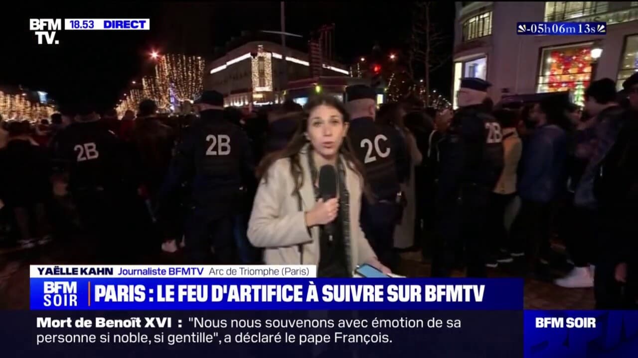 Feu Dartifice Du Nouvel An Un Important Dispositif De Sécurité Mobilisé Sur Les Champs Élysées 6976