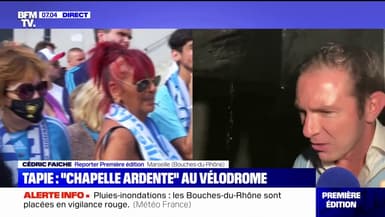 Une "chapelle ardente" en hommage à Bernard Tapie au stade Vélodrome de Marseille