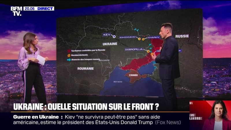 Guerre en Ukraine: le point sur les lignes de front