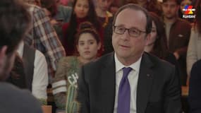 François Hollande chez Konbini.