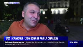 "On préfère sortir le soir": Accablés par la canicule, des Lyonnais profitent de la fraîcheur de la fin de journée