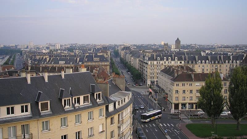 Vue de Caen