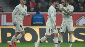Marco Verratti, Juan Bernat et Dani Alves 