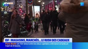 Ile-de-France: magasins, marchés... le rush des cadeaux de Noël