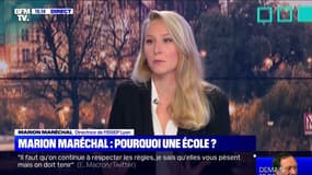 Marion Maréchal: "Je ne crois pas à ce modèle du télétravail comme un modèle absolu" dans les universités