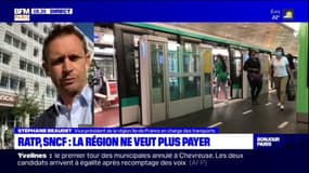  Ile-de-France Mobilités dans le rouge: "Les trains ne vont pas s'arrêter demain matin", promet Stéphane Beaudet
