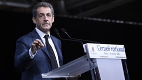 Nicolas Sarkozy, lors du congrès des Républicains, ce week-end.