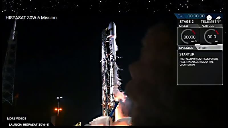 La fusée Falcon 9 a volé pour la première fois en 2010.