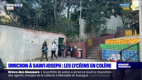 Marseille: les élèves du lycée Saint-Joseph inquiets et en colère après la détection d'un cluster de variant Omicron