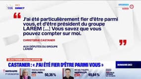 Législatives dans les Alpes-de-Haute-Provence: battu, Christophe Castaner adresse un message aux députés du groupe LaRem