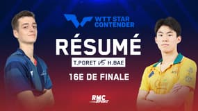 Résumé : Le match entre T.Poret et H.Bae avec un premier set sous haute tension ! (WTT Star Contender Chennai)