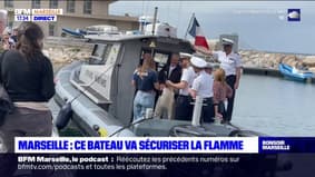 Marseille: ce bateau va sécuriser la flamme olympique