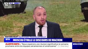 Ukraine: "La France a perdu son statut de diplomate international à cause d'Emmanuel Macron (...) aujourd'hui ça se joue entre la Russie et les États-Unis", affirme Matthieu Valet (RN)