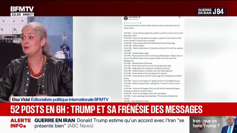 52 posts en 6 heures: Donald Trump et sa frénésie des messages