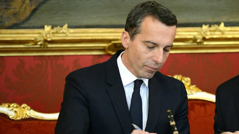 Christian kern, le chancelier autrichien, le 17 mai 2016.