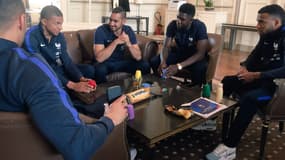 Kylian Mbappé, Dimitri Payet, Samuel Umtiti et Thomas Lemar