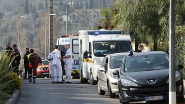 Des véhicules de secours à Grasse.