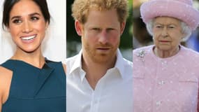 Meghan Markle / Le prince Harry / La reine Elizabeth II