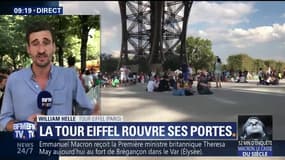 Après un jour et demi de fermeture, la Tour Eiffel rouvre au public