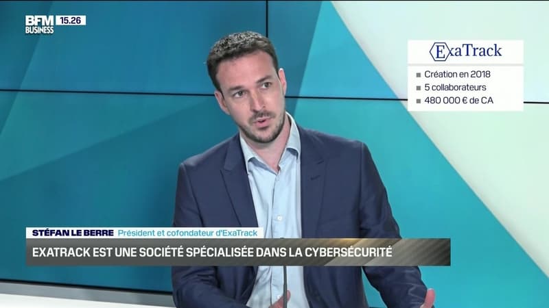 Stéfan Le Berre (ExaTrack) : ExaTrack est une société spécialisée dans la cyersécurité - 10/07