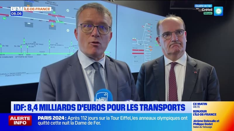 Ile-de-France: 8,4 milliards d'euros pour les transports