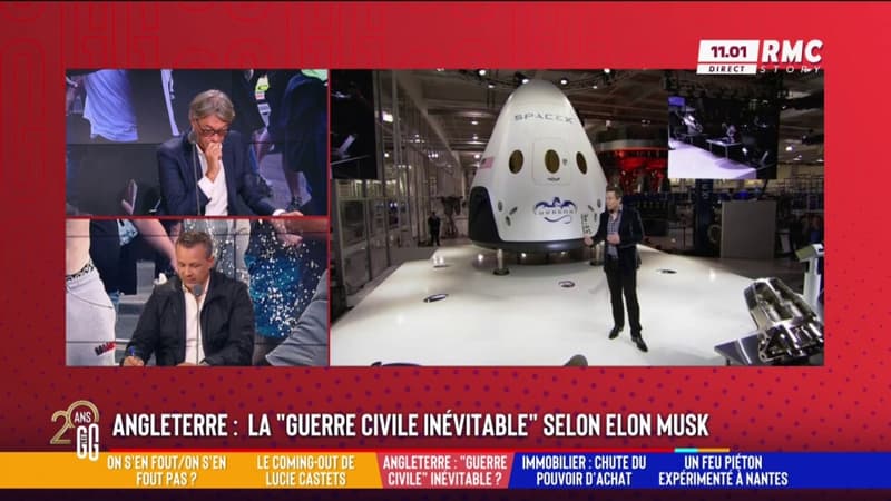 Elon Musk : « La guerre civile est inévitable. En Angleterre. » D’accord ?