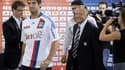Yoann Gourcuff et Jean-Michel Aulas